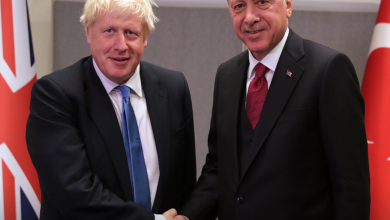 گفتگوی رئیس جمهور ترکیه با نخست وزیر انگلیس در مورد مدیترانه شرقی